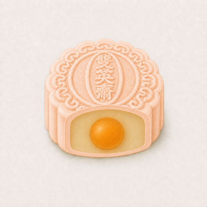 Crystal White Lotus Paste with Single Yolk | 冰皮单黄白莲蓉
