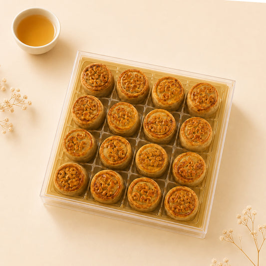 Assorted Traditional Mini Chess Mooncake  |  传统迷你棋子月饼