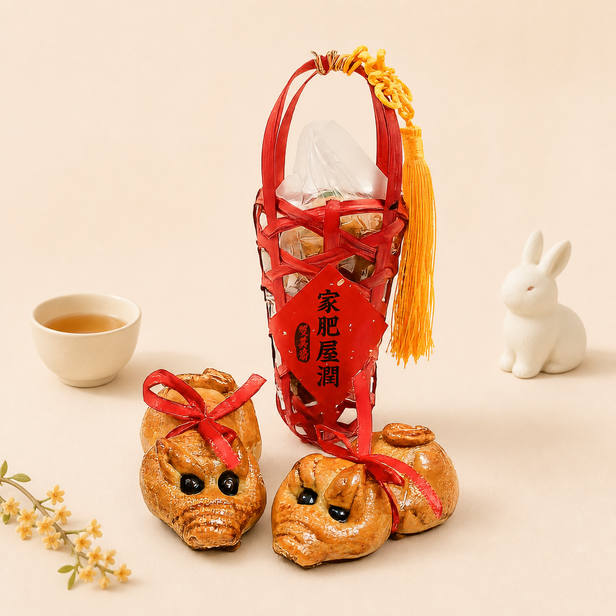 Golden Piglet Gong Zai Bing  |  金猪公仔饼