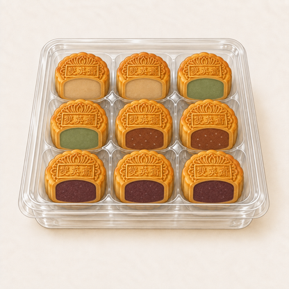 Everlasting Mini Mooncake (9 pieces) ｜ 久久团圆迷你月饼（9 粒装）